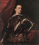 DYCK, Sir Anthony Van Portrait of a Young General dfgj oil painting
